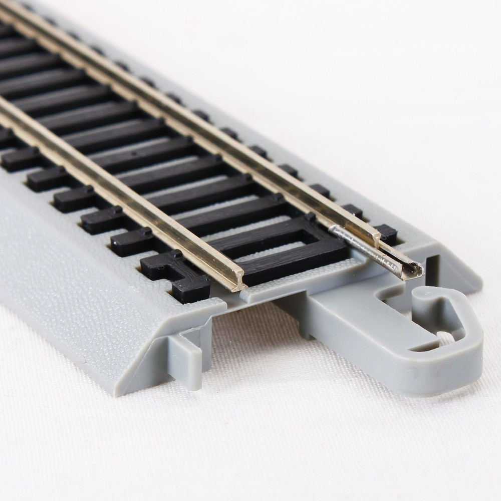 Trains - E-Z COMMAND DCC EQUIPPED #6 SINGLE CROSSOVER TURNOUT - RIGHT - NICKEL S