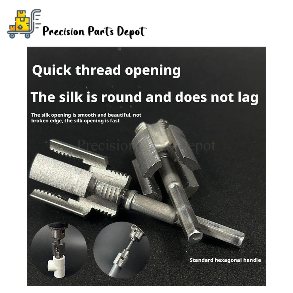 Integrated Internal & External Pipe Threading-Tool PVC Pipe Threader Kit US