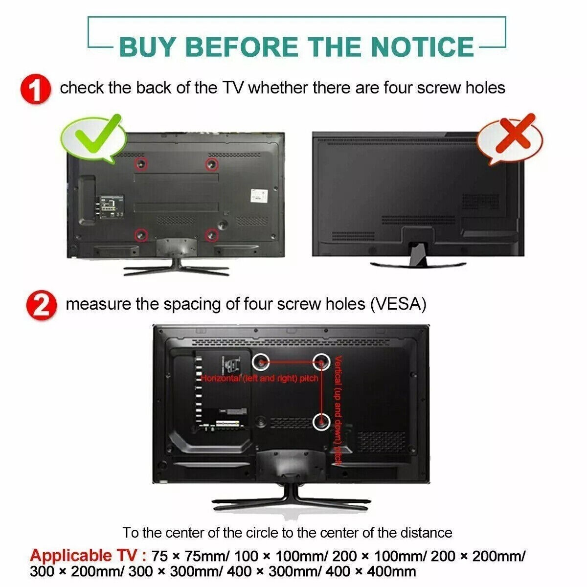 TV Wall Mount Bracket Swivel Tilt Full Motion 26 32 40 45 50 55in UP 25KG