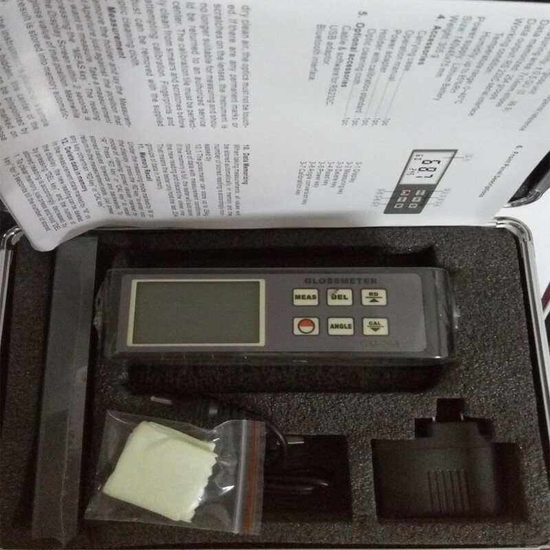 GM-6 LANDTEK Digital Glossmeter Surface Gloss Meter 60 Degree Backlight KD
