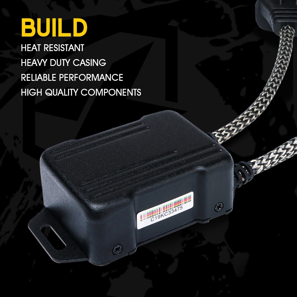 2X HB5 9007 Headlight Canbus Anti Flicker Error Free Resistor Canceller Decoder