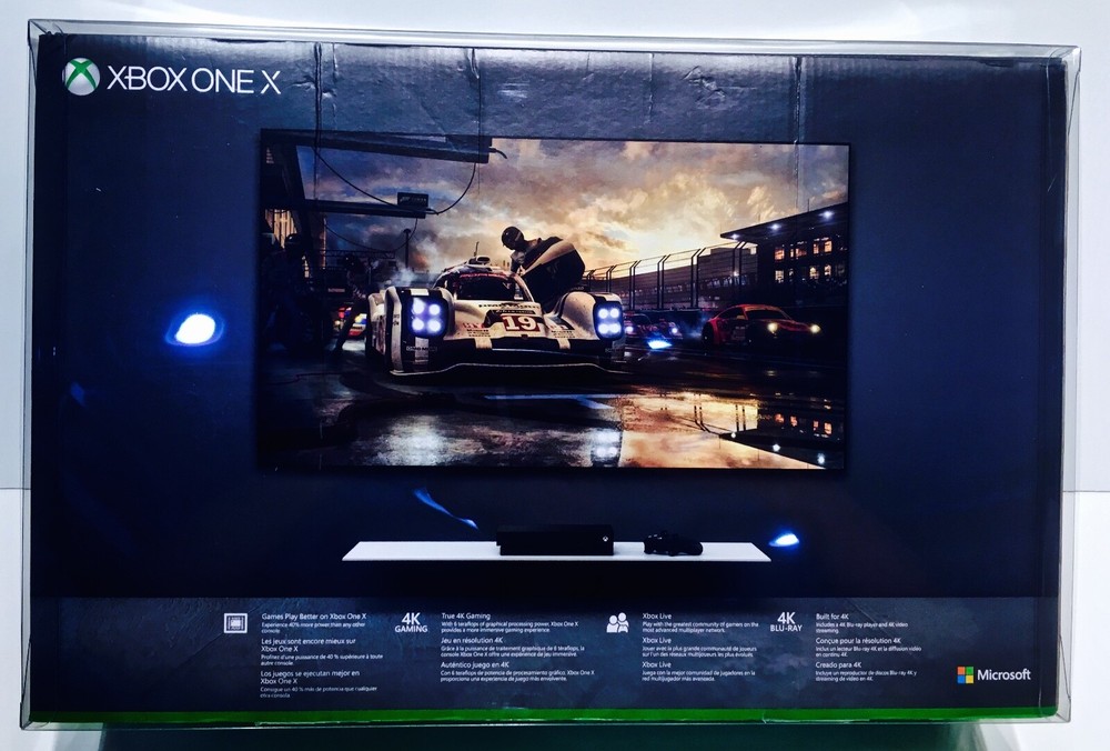 1 Console Box Protector For XBOX ONE X Console Boxes Clear Custom Display Case