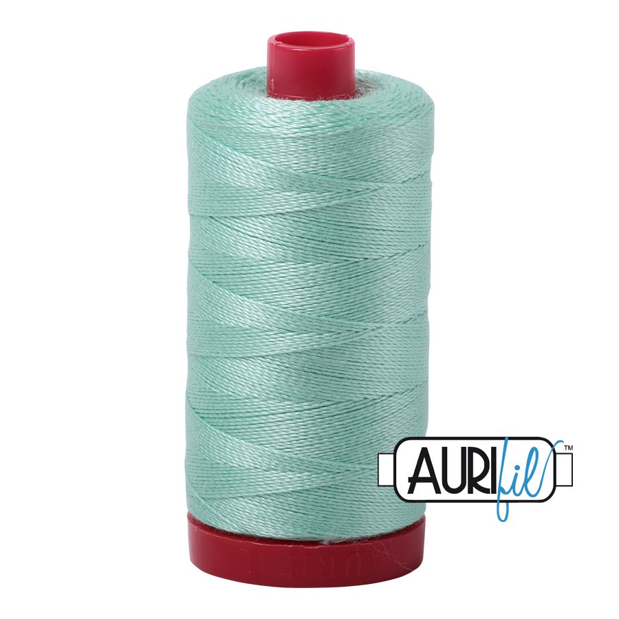 Medium Mint 2835 | 12wt Large Spool 325M / 356Y | Aurifil