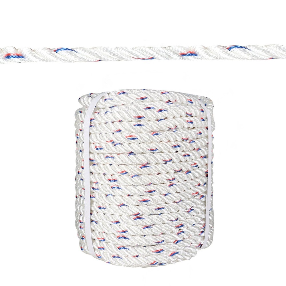 7200Lbs Double Braid Polyester Arborist Bull Rope Pulling Rigging Line 5/8"×150'