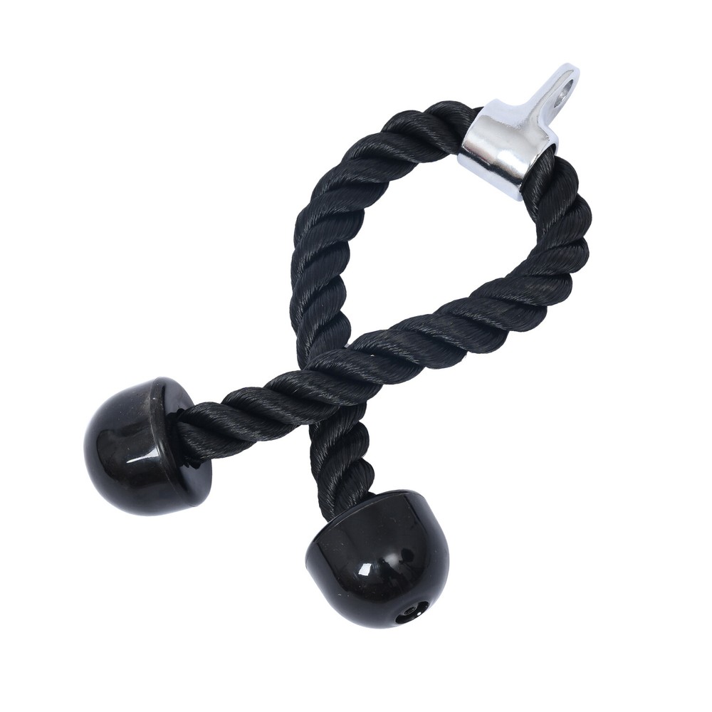 Tricep Rope Attachment Cable Machine Handle Fitness Pulldown Triceps Pushdown