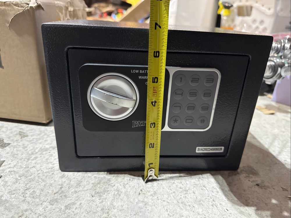 PATRON Small Safe Box MODEL 17NEF-FP Gray