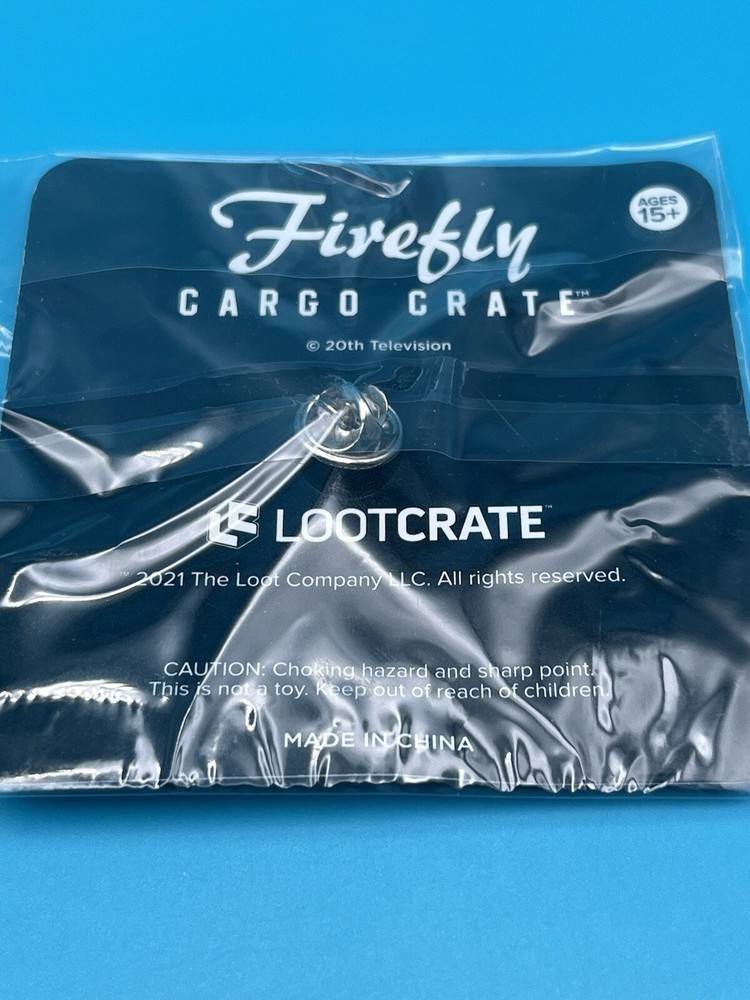 Lootcrate Firefly Brain Lapel Pin NEW