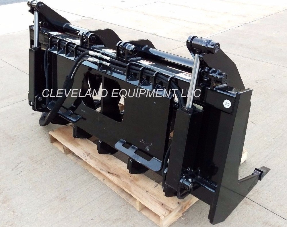 NEW 72" SEVERE-DUTY VERTICAL ROOT GRAPPLE RAKE ATTACHMENT for Skid-Steer Loader