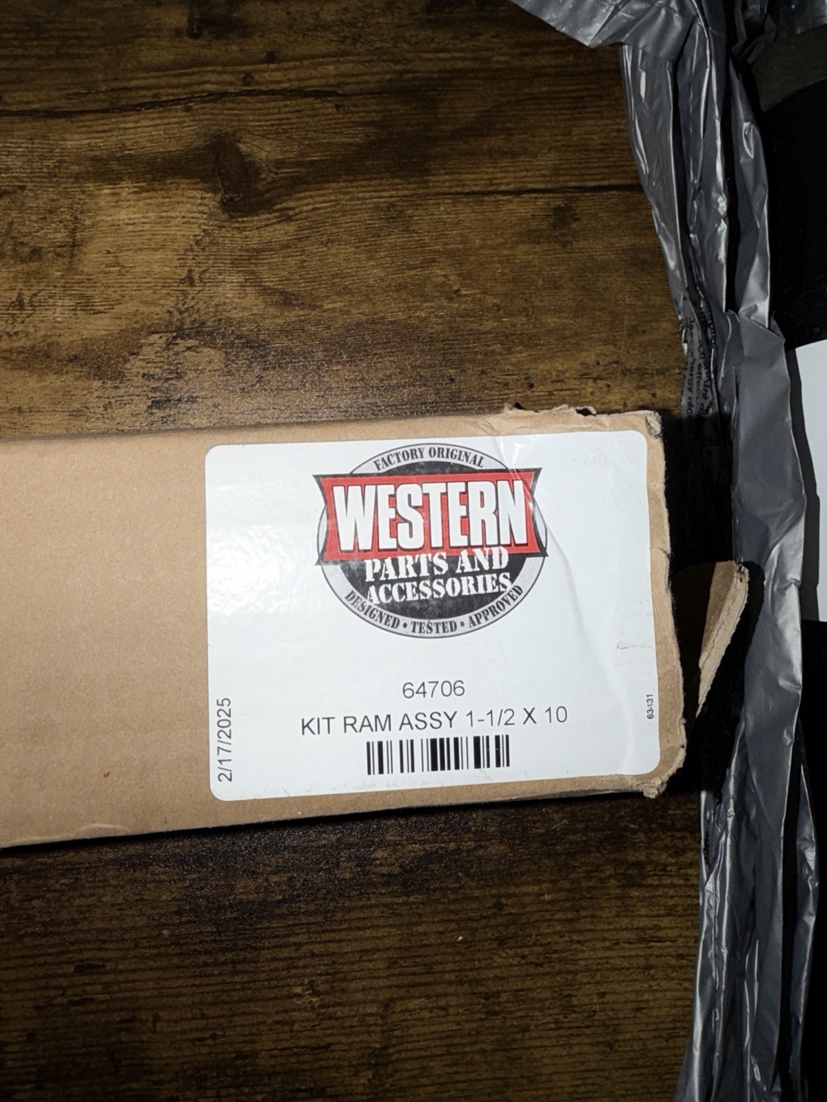 NEW! Western Midweight Snow Plow Angle Cylinder 64706 1.5x10 Series 2 Pro-Plow