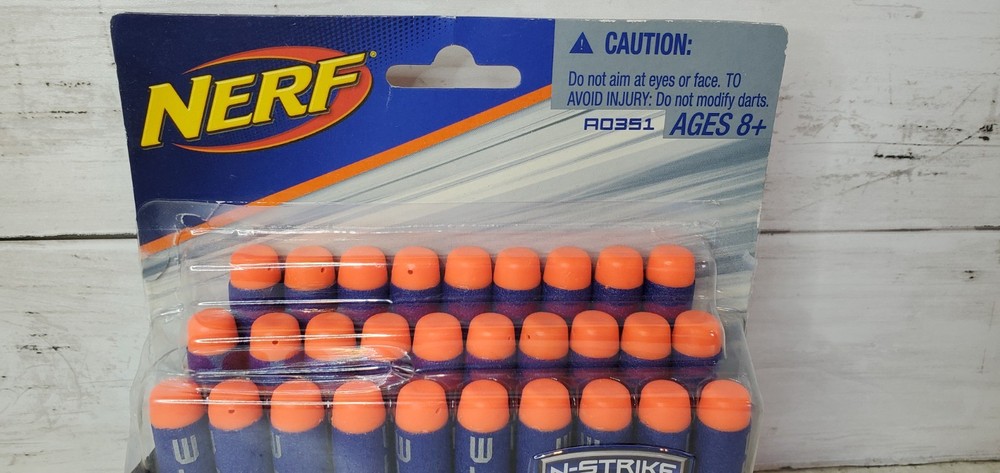 Nerf N-Strike Elite Dart Refill Pack 29 Darts (30 Pack Missing 1) Open Package