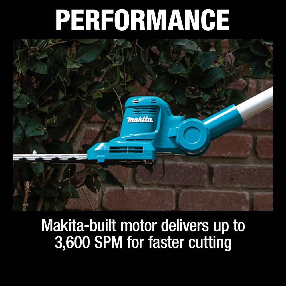 Makita 18V Lxt Hedge Trimmer Lithium Ion Cordless 18'' Telescoping Articulati...