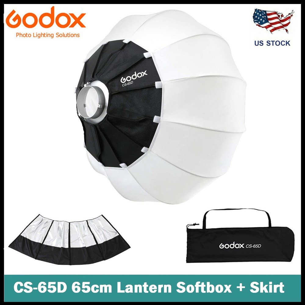 Godox CS-65D 65cm Lantern Softbox Quick-Setup Soft Light Modifier with Skirt