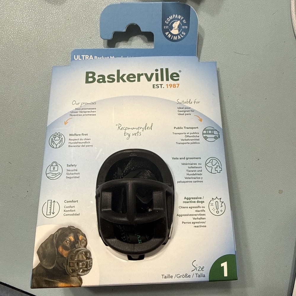 Baskerville Ultra Basket Muzzle Size 1 - See Description