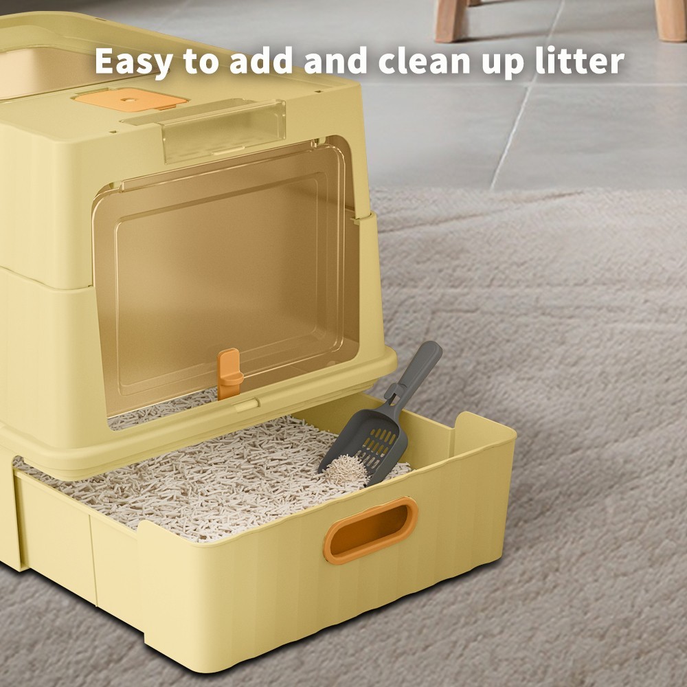 Drawer-Type Cat Litter Box