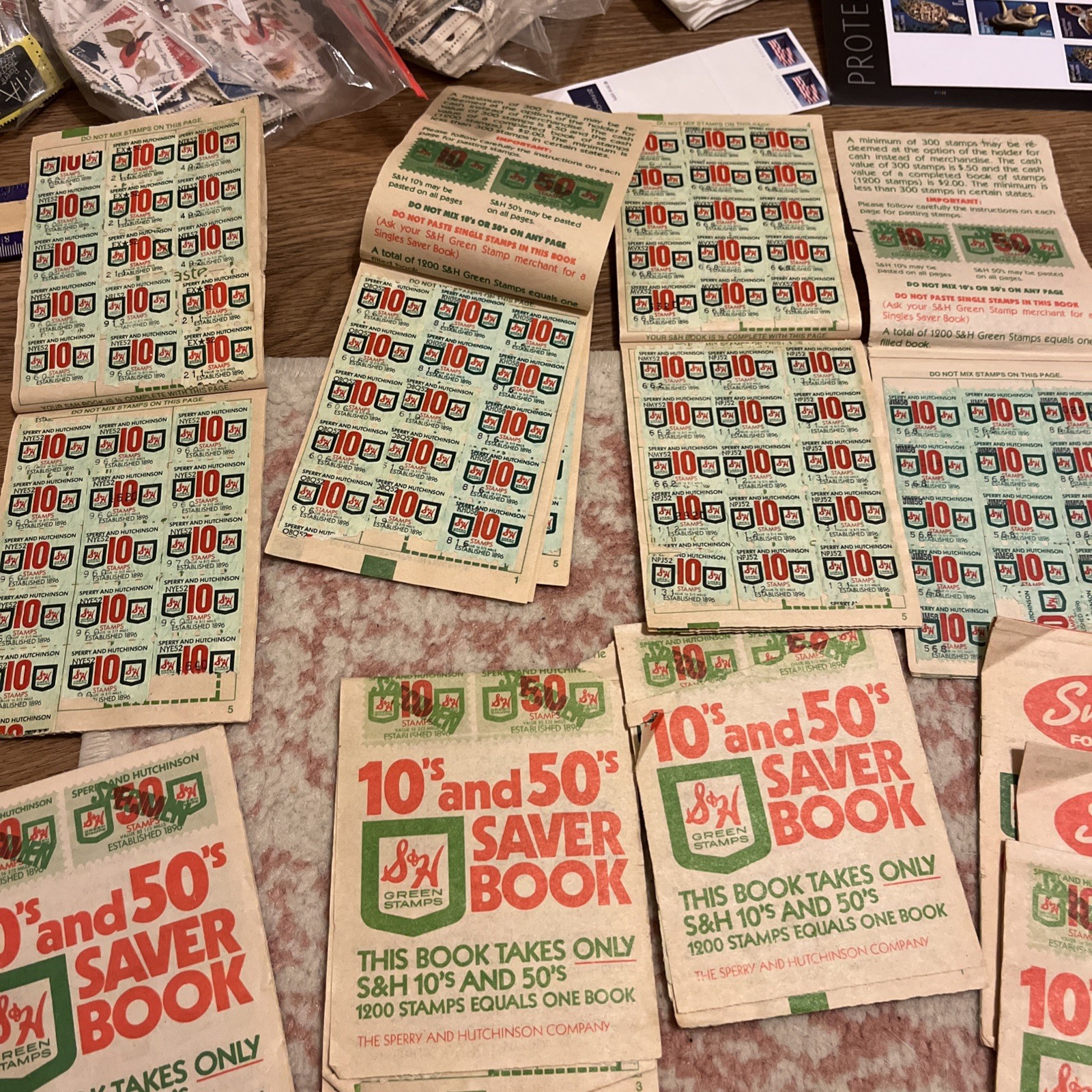 Vintage S&H Green Stamps Saver Book