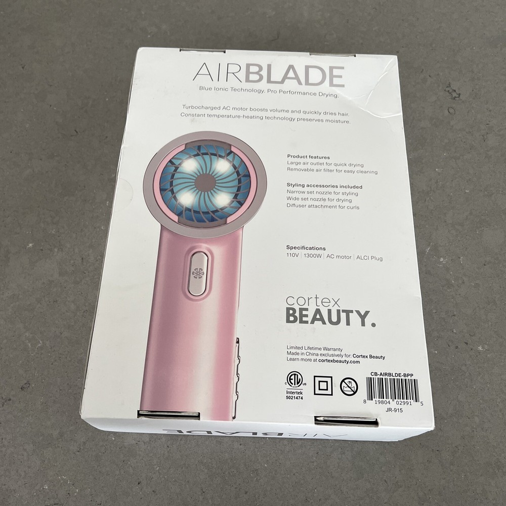 Cortex Airblade Pro Performance Dryer W/ Blue Ionic Technology PINK | New READ