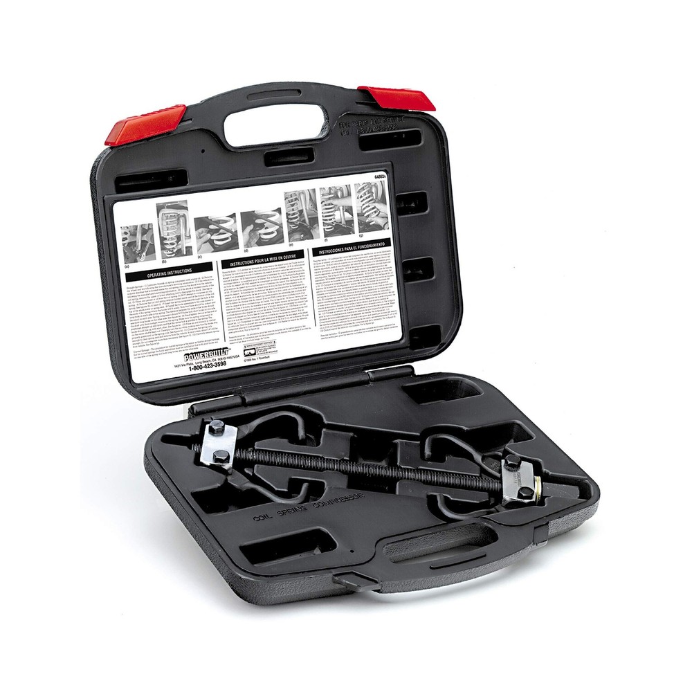 Powerbuilt Strut Coil Spring Compressor Tool Kit, Compress, Remove and Instal...