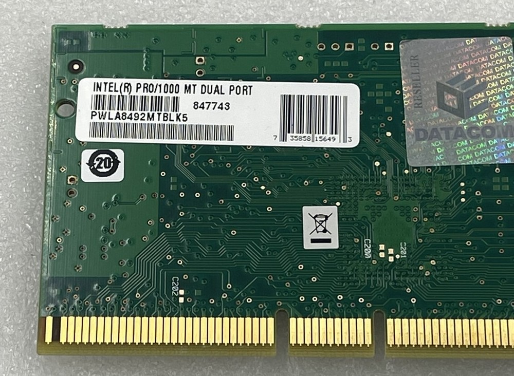 Intel PWLA8492MTBLK5 Ethernet Modules Dual Port Server Adapter