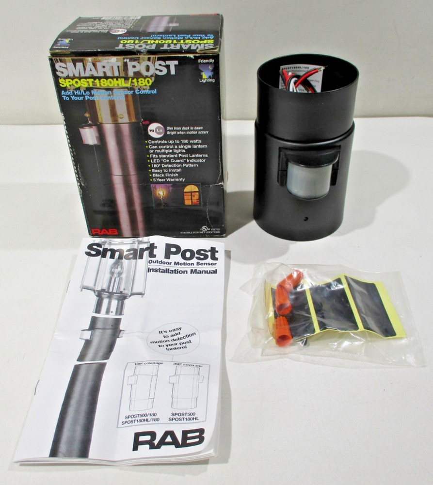RAB Smart Post SPOST500/180 Motion Sensor Control for Post Lantern