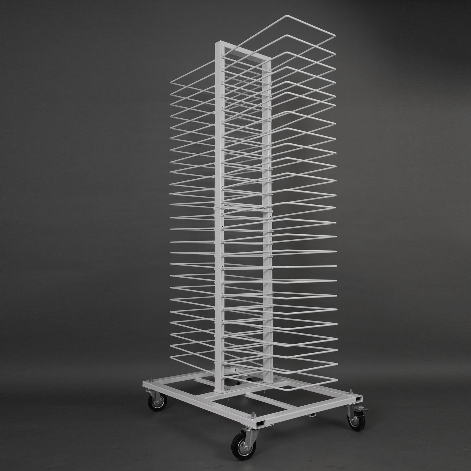 50 shelves 4 Casters Art Drying Rack Drying Stand For Doors/Shelves/Paint Shops