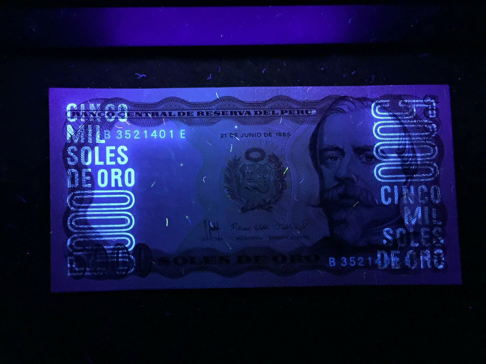 PERU 5000 SOLES Banknote World Paper Money UNC Currency Bill Note