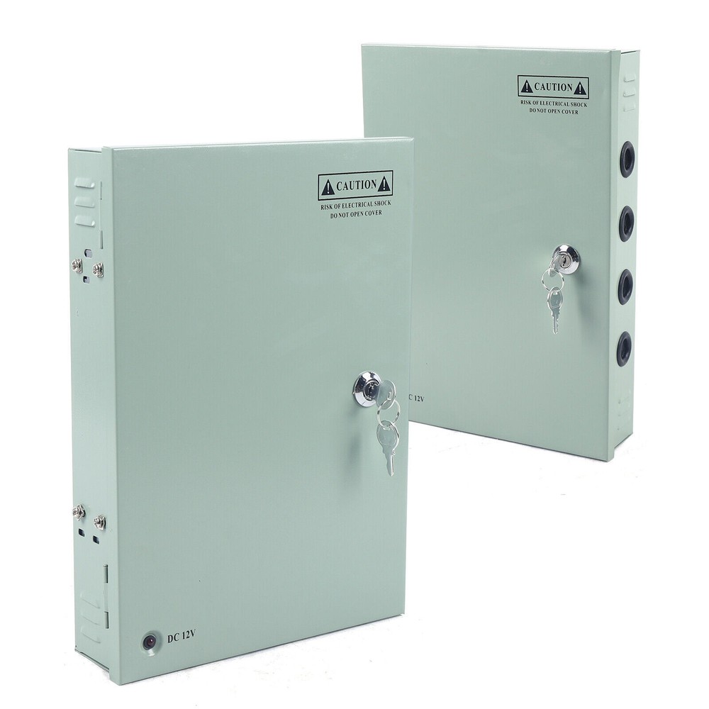 12VDC 18CH 30A Security Camera Power Supply Box Distribution for CCTV DVR System