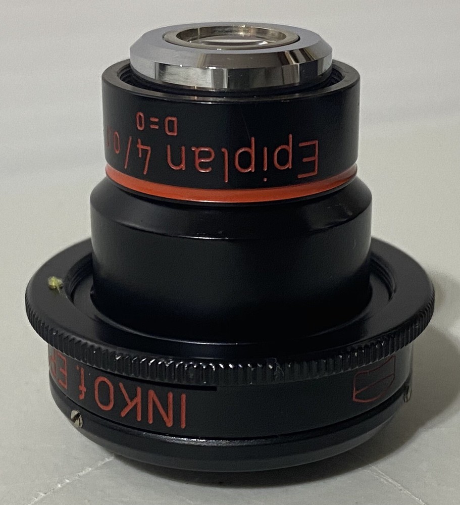 Zeiss Epiplan 4/0.1 Pol Microscope Objective W/ INKO Interference Contrast