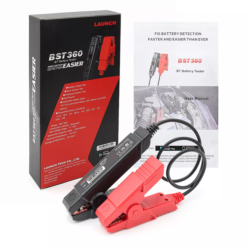 LAUNCH BST360 Car Battery Tester 6V 12V Load Tester Charging System Analyzer