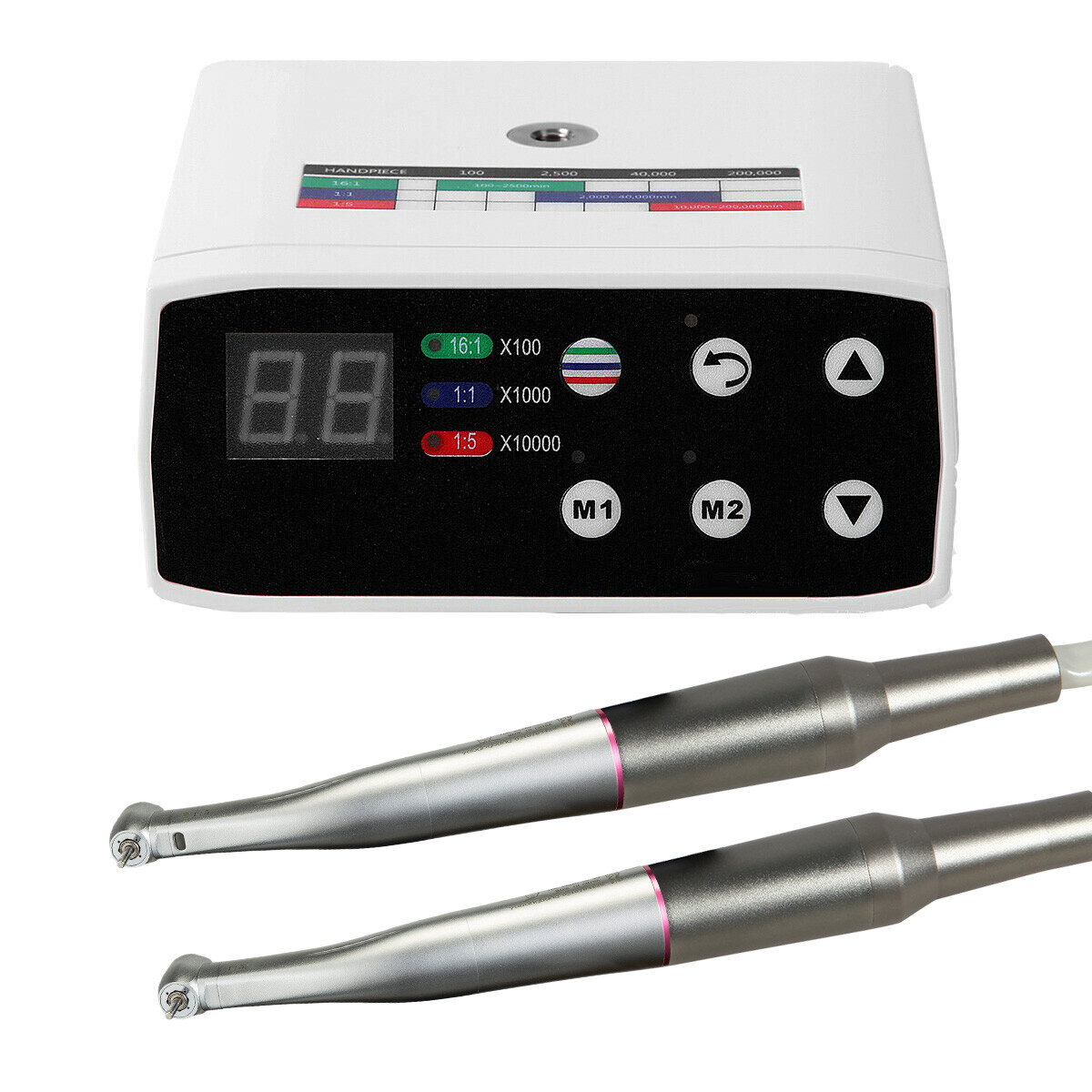 NSK Style Dental Brushless LED Electric Micro Motor 1:1/1:5 Increasing Handpiece