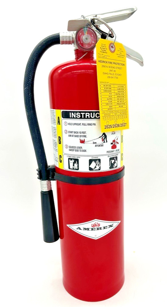 10LB ABC FIRE EXTINGUISHERS (Refurbished and Certified)
