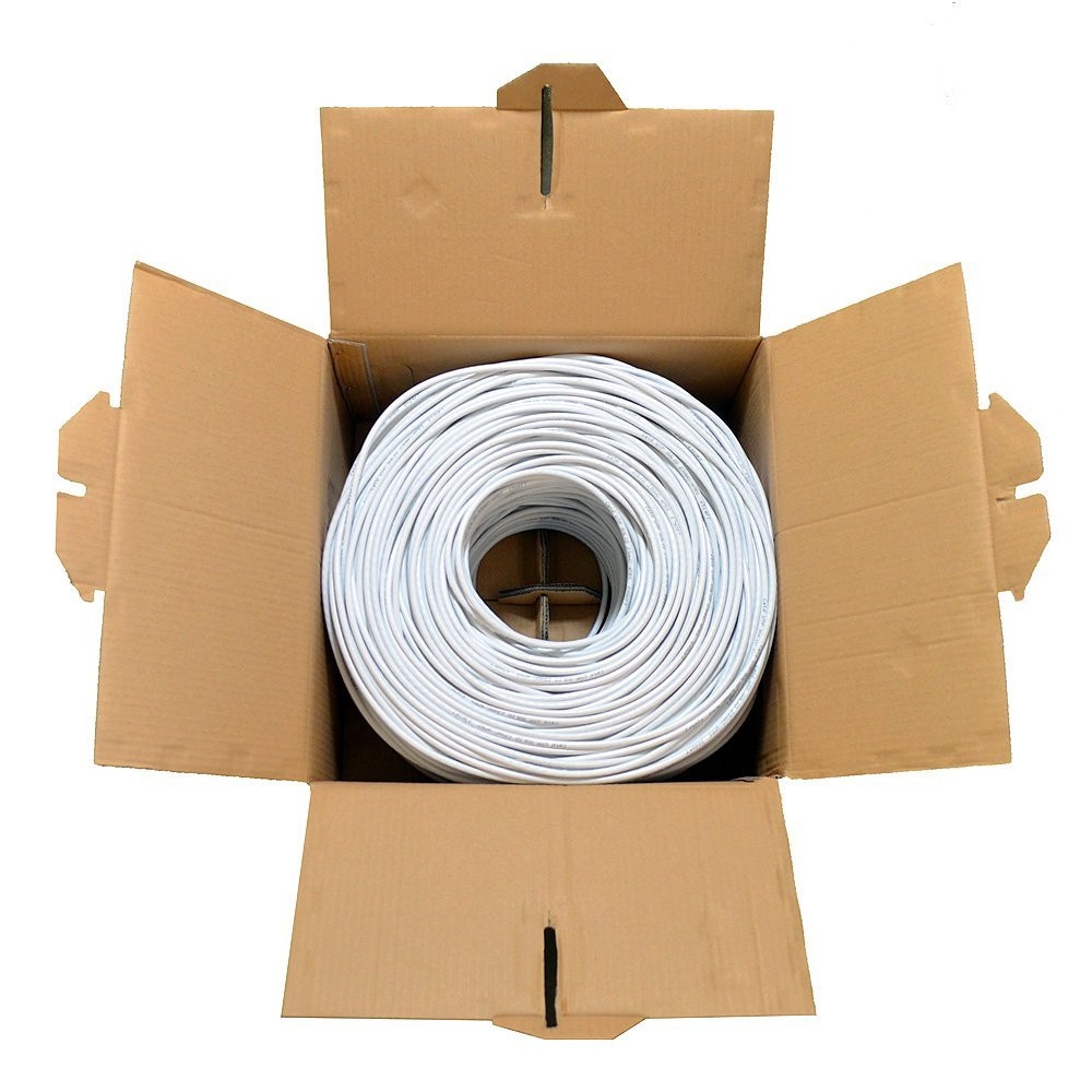 CAT6 1000Ft Solid UTP 23AWG Ethernet Cable 550Mhz Bulk Network LAN Wire 1000-Fee