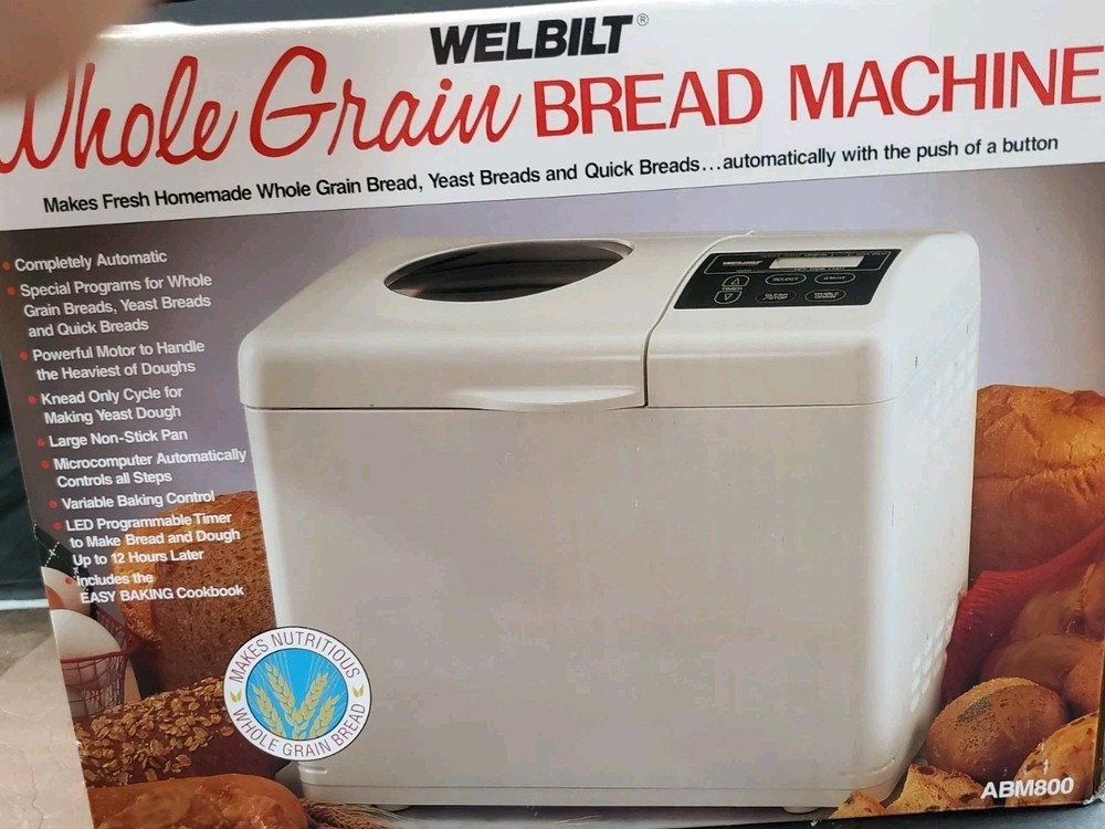 Welbilt Whole Grain  Bread Machine  ABM800 Open Box New.