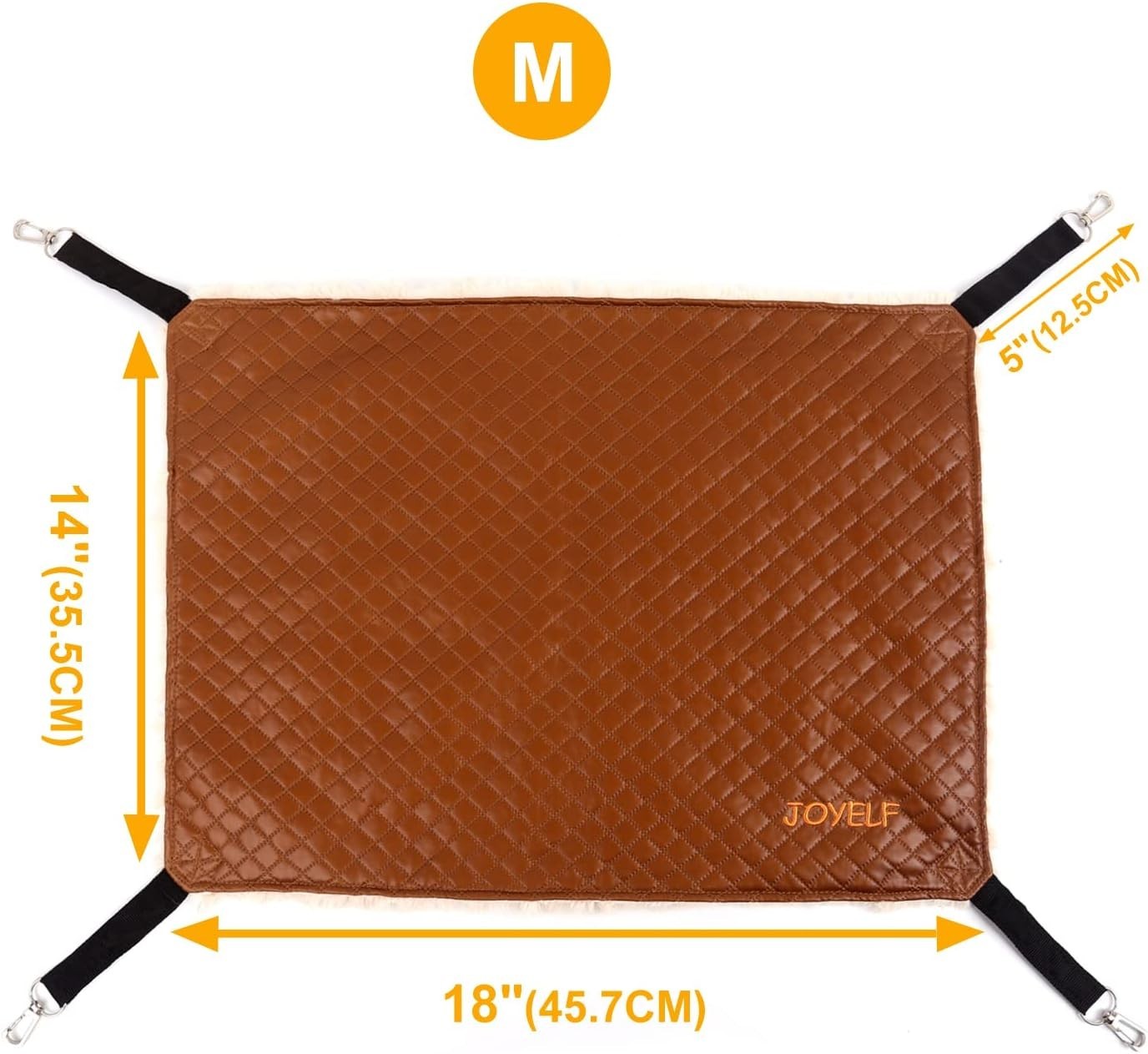 Cozy Medium Cat Hammock Bed - Lightweight & Machine Washable for Small Pets