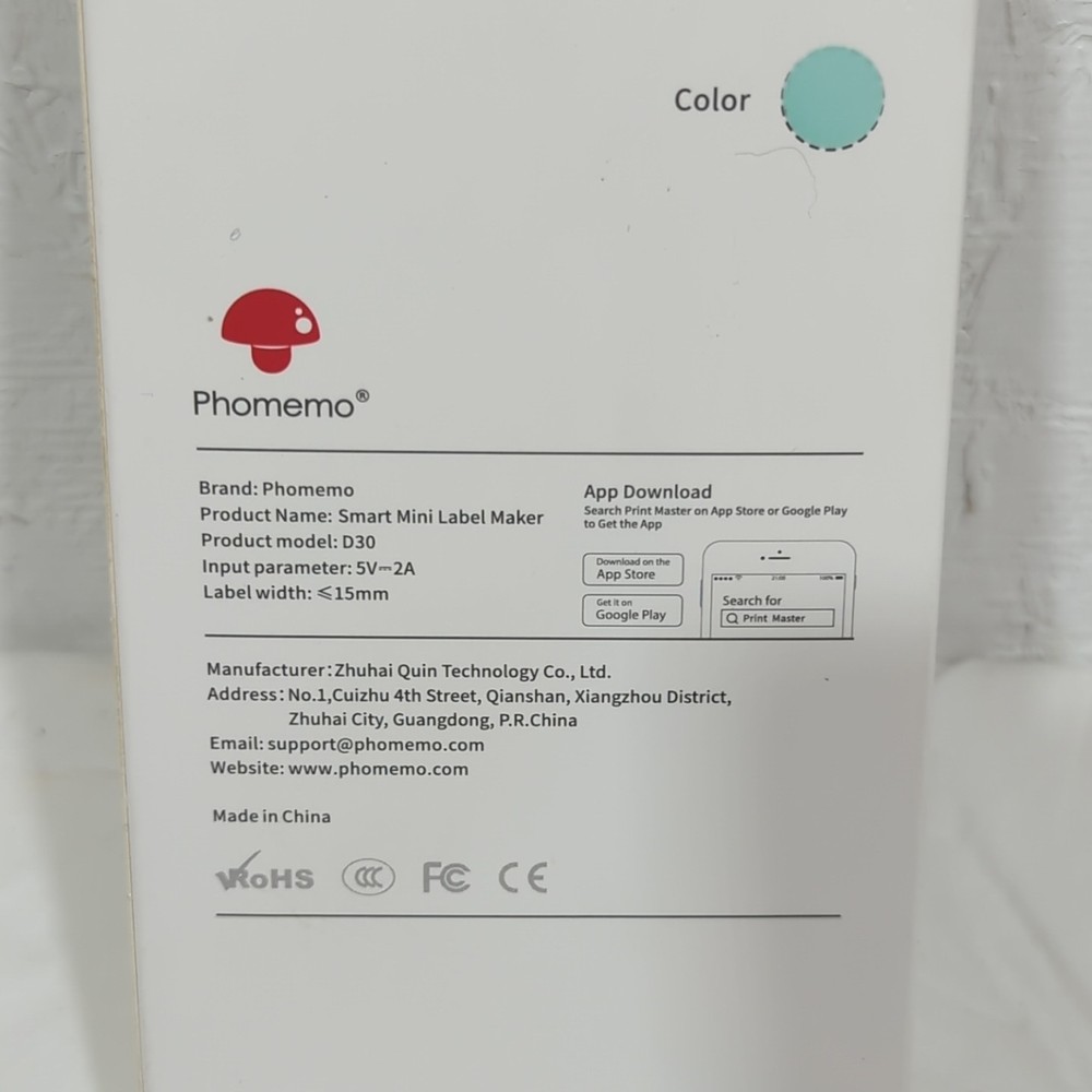 Phomemo D30 Smart Mini Label Maker Machine ■ Portable Bluetooth Thermal Printer