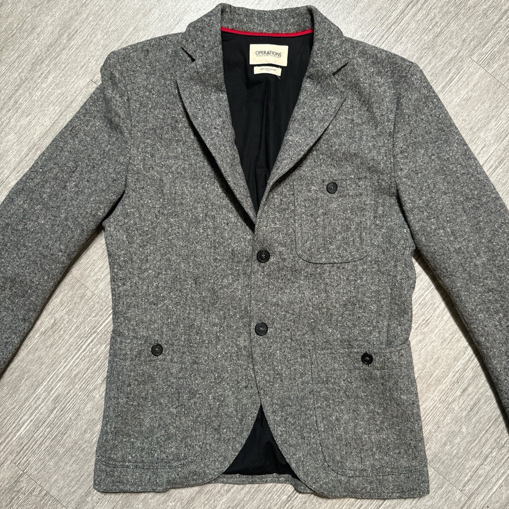 Men’s Operations NY Wool Blazer Large Jacket