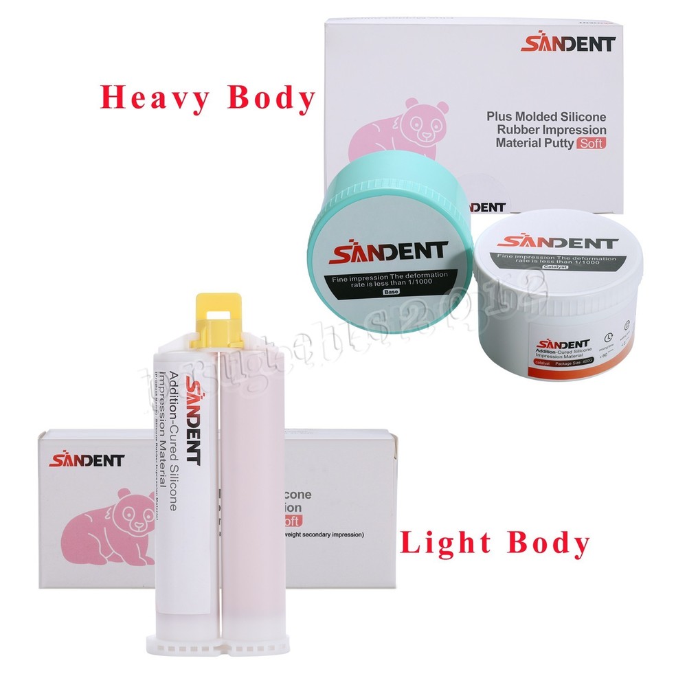 Dental Silicone Elastomeric Impression Material Heavy/Light Body Normal