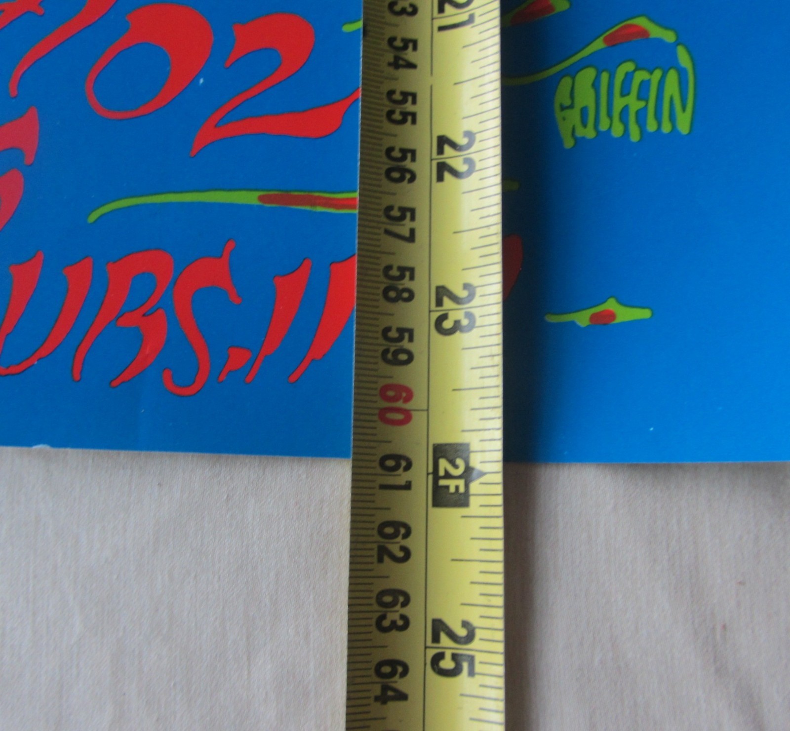 Original 1987 Rick Griffin “Retrospectacle” Jimi Hendrix Tribute Poster SF rare