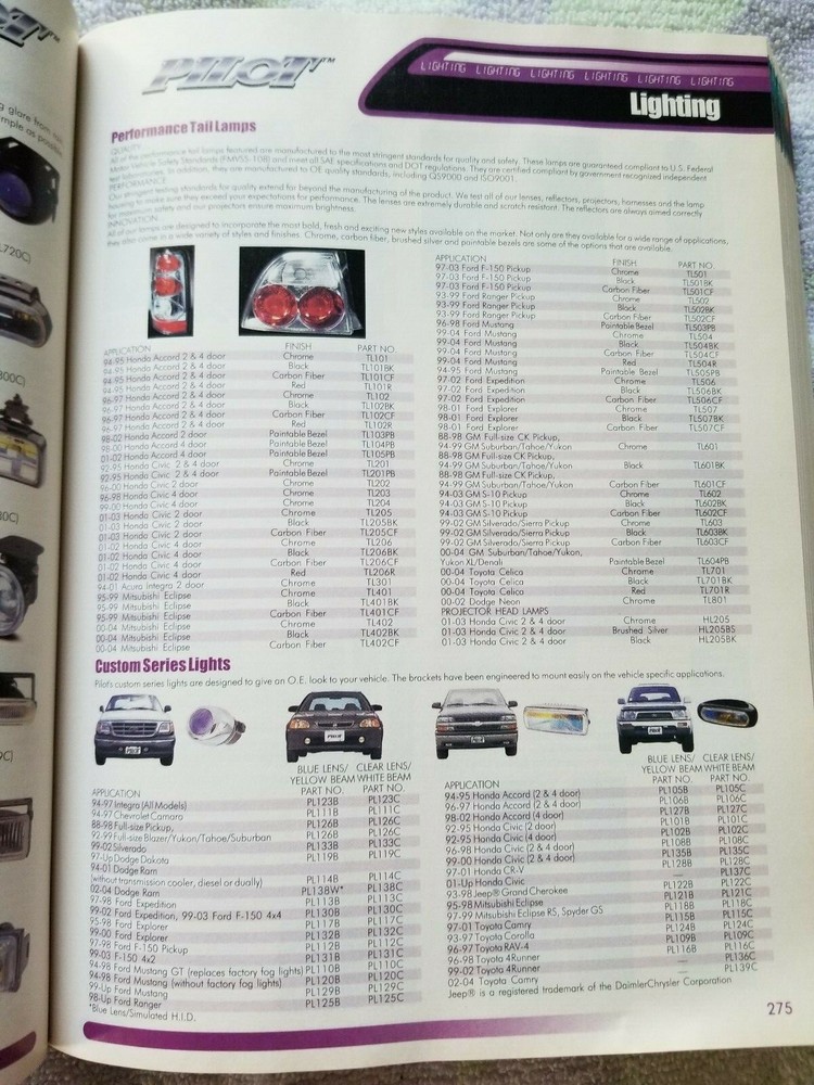 Boss Van Accessory (Rossville, GA) 2004 Specialty Catalog