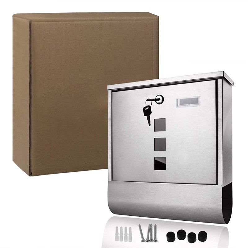 GoDecor Stainless Steel Locking Mailbox