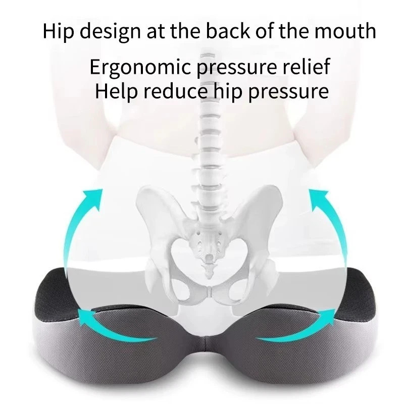 Memory Foam Prostate Cushion Tailbone Sciatica Back Pain Relief Comfy Car Seat
