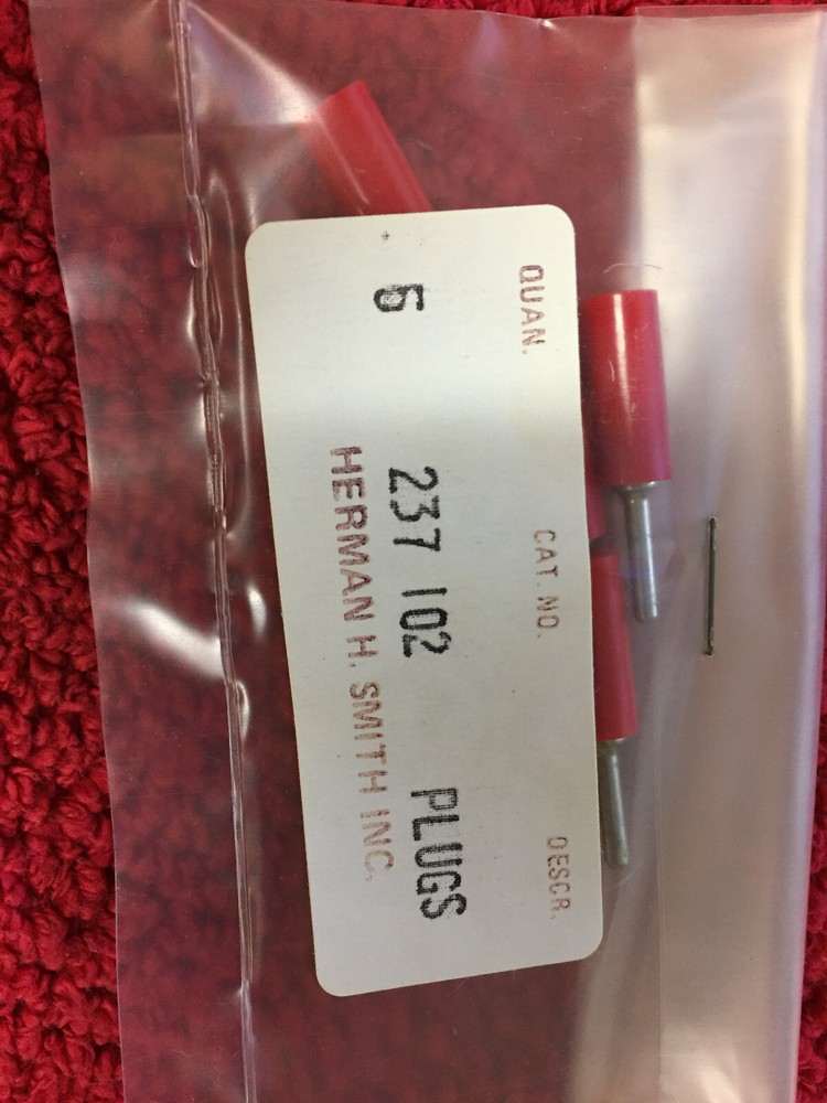HH SMITH 237-102 MINI PLUGS 5 PCS NOS