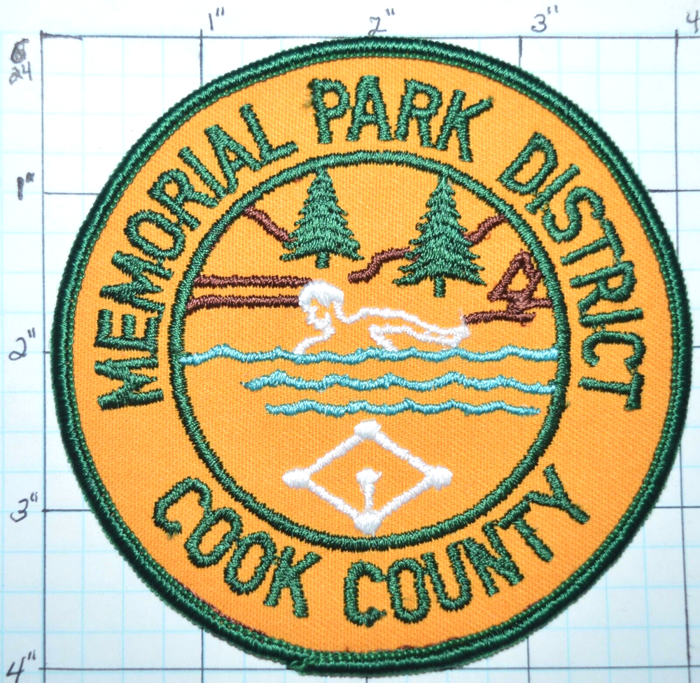 ILLINOIS, COOK COUNTY MEMORIAL PARK DISTRICT CHICAGO RECREATION PATCH