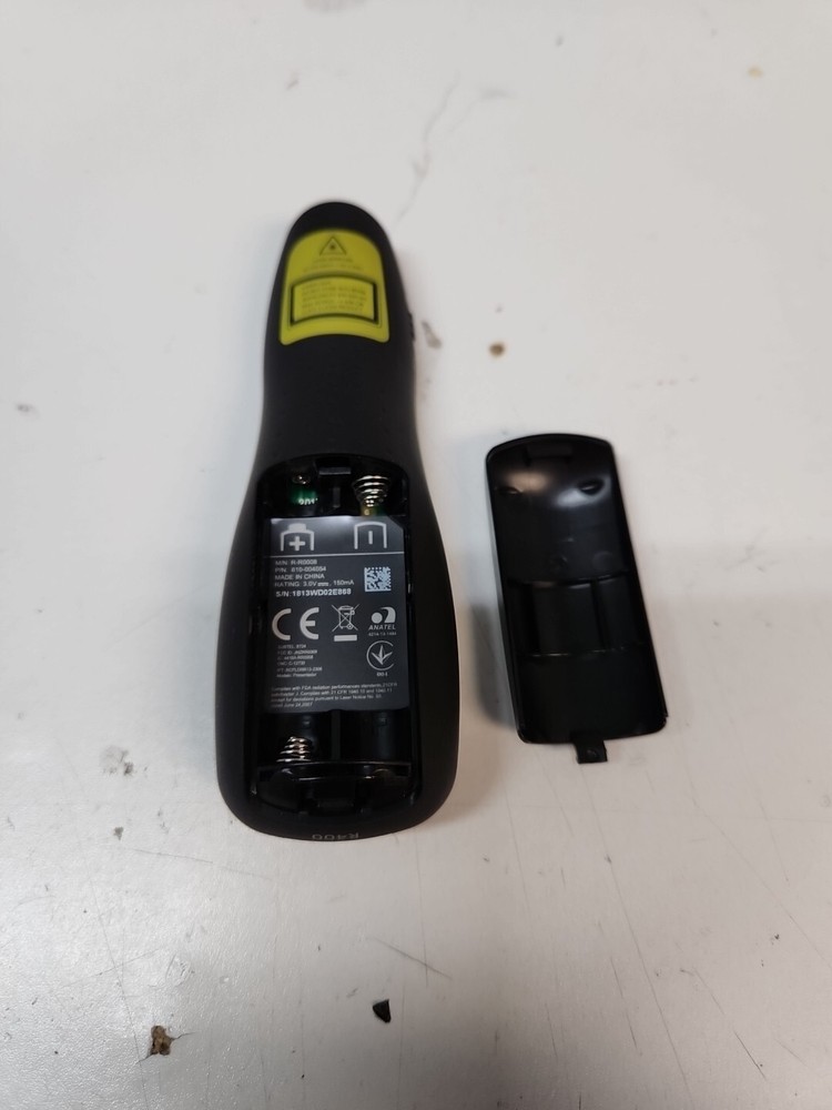 Logitech R400 Wireless Presenter Red Laser Pointer With Dongle