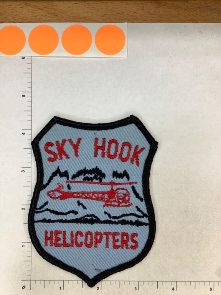 VINTAGE SKY HOOK HELICOPTERS PATCH
