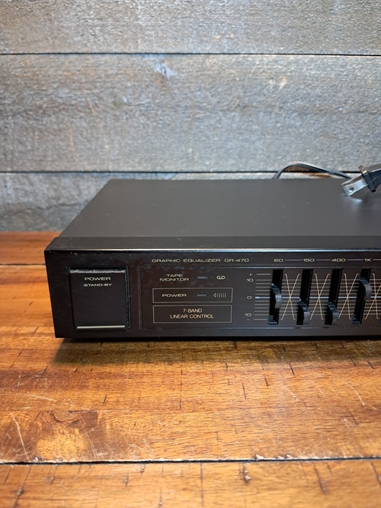 Pioneer Graphic Equalizer GR-470 Tested Working