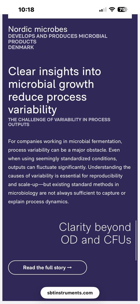 SBT BactoBox Cell Growth Instrument. SBT Instruments