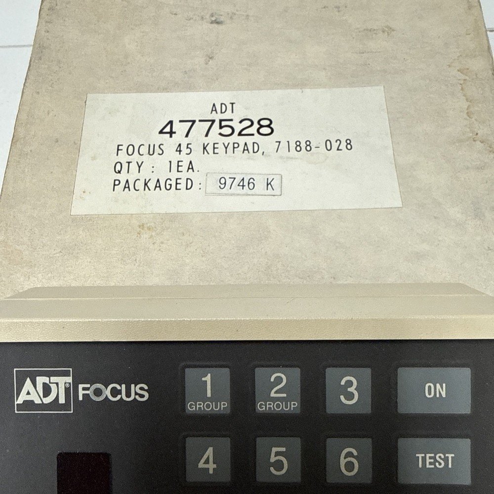 ADT Focus 45 477528 7188-028 Replacement Keypad