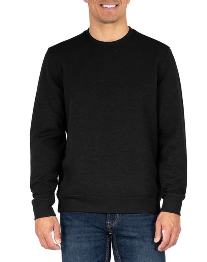 Gerry Men's Textured Crewneck Sweater
