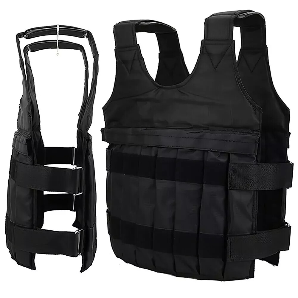 Exercise Training Workout Weighted Vest For Women Men Adjustable Weight 110 LB