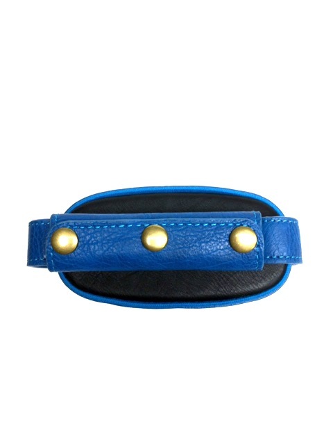 Delta 3x6 BLUE Transformer Case - Memory Foam - Leather Cue Case
